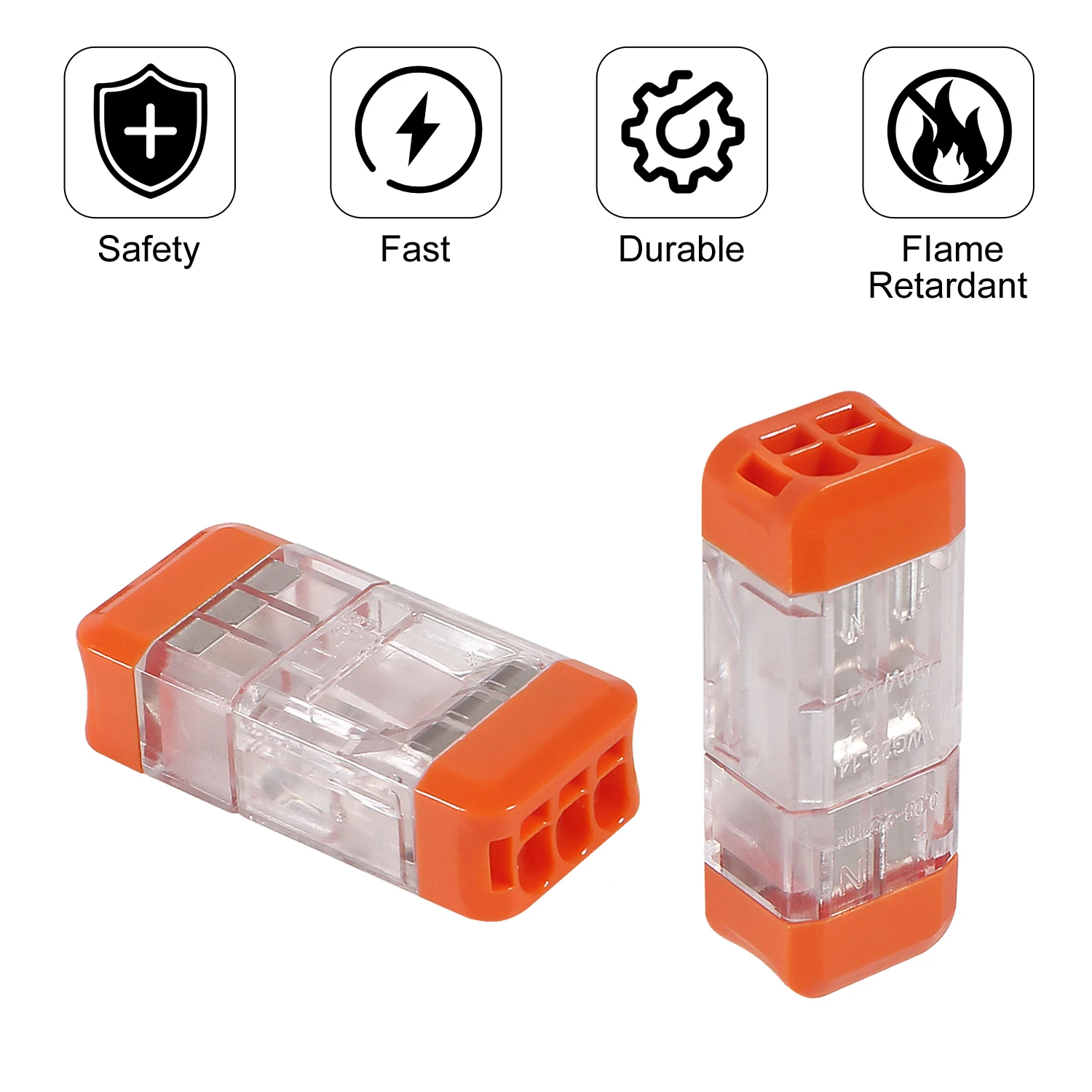 LT-22 LT-33 Wire Quick Connector Fast Wiring Electrical Wire Connector Mini Quick Wire Connector 2 pin / 3 pin Terminal Block