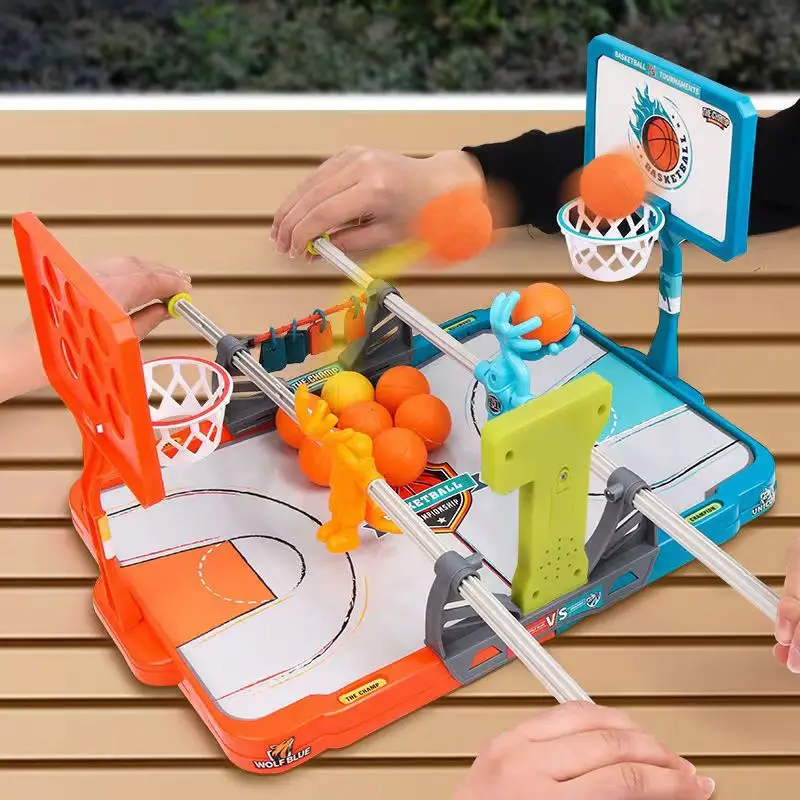 Mini Portable Plastic Finger Basketball Shooting Hoop Party Goal Game Indoor Handheld Slam Dunk Tabletop Sport Set Toy For Kids 3