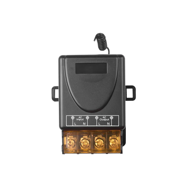 433Mhz Wireless Remote Control Switch AC 110V 220V 10A Relay 1CH Receiver Controller and 2botton RF 433 Mhz Transmitter 2