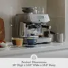 the Barista Pro Espresso Machine with  Espresso Maker with Seconds Heat Up 6