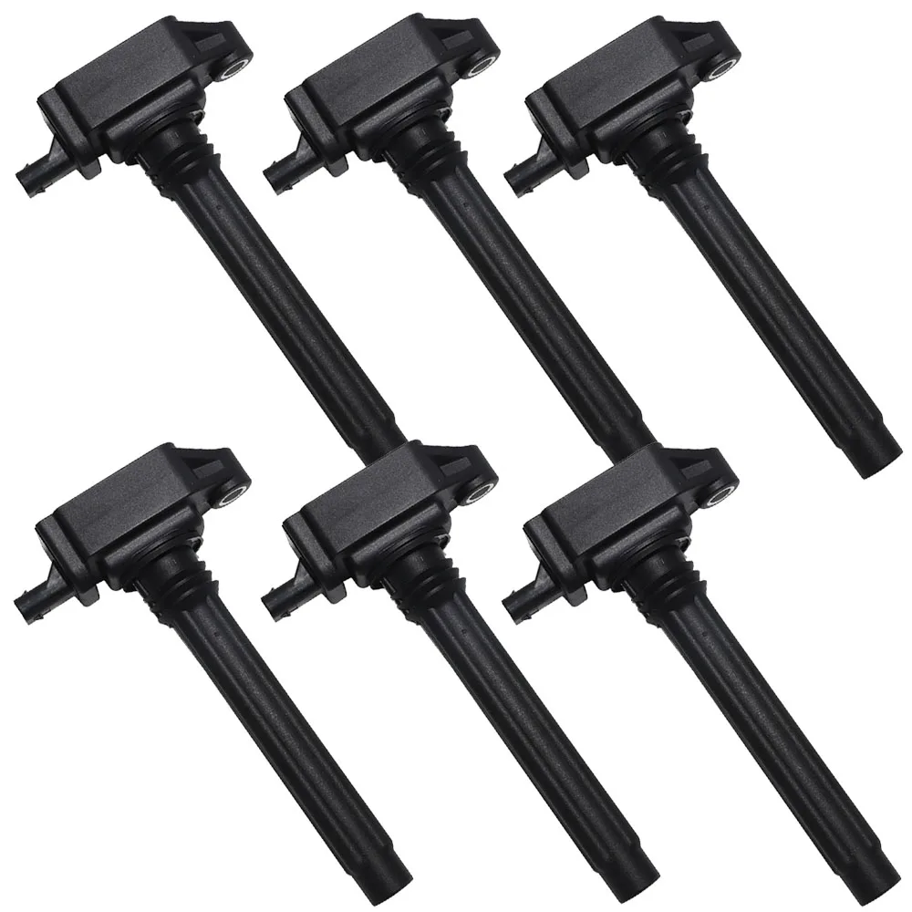 6 pezzi nuovissimi bobine di accensione + 6 pezzi candele per Dodge Charger Chrysler Ram Jeep 3.6L parti automobilistiche professionali