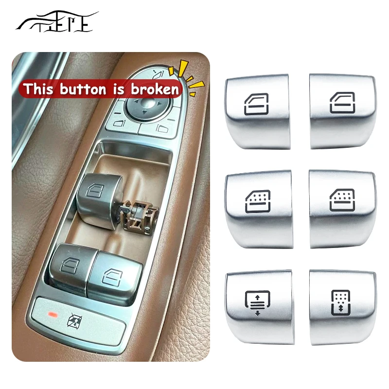 메르세데스 벤츠 W213 유리 리프터 스위치 버튼, E 클래스 E200, E260, E300, E320 용, 전동 윈도우 스위치 컨트롤 커버 2059056811