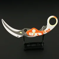17cm Valorant Weapon Velocity Skin Karambit Melee Tools Model Metal Game Samurai Sword Anime Figure Stylish Model Cosplay Toys 2