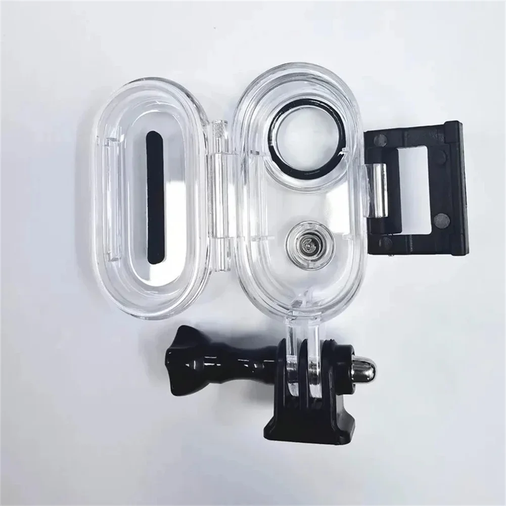 Action Camera Waterproof Case 40M Diving Housing Protective Cover Compatible for Insta 360 Go 3 Camera