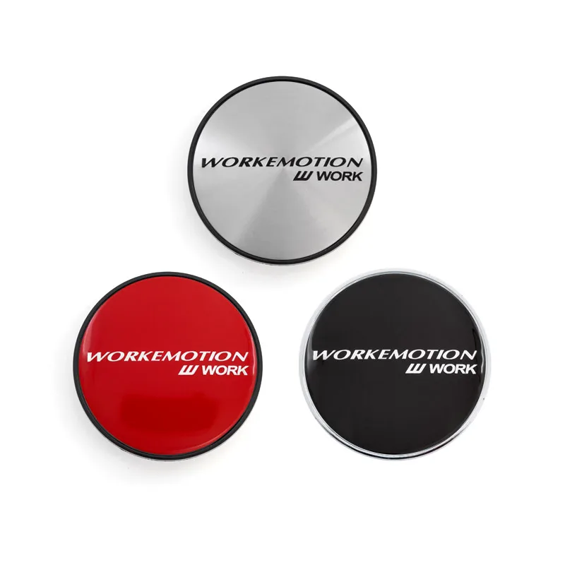 4PCS/lot 68MM WORK EMOTION Car Wheel Center Hub Caps Wheel Center Cap Decoration Auto Styling Rim Hub Cap car wheel hub covers