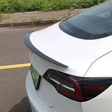 

Suitable for Tesla Model 3 original car tail wing modification accessories fixed windwingdecoration non-destructive installation