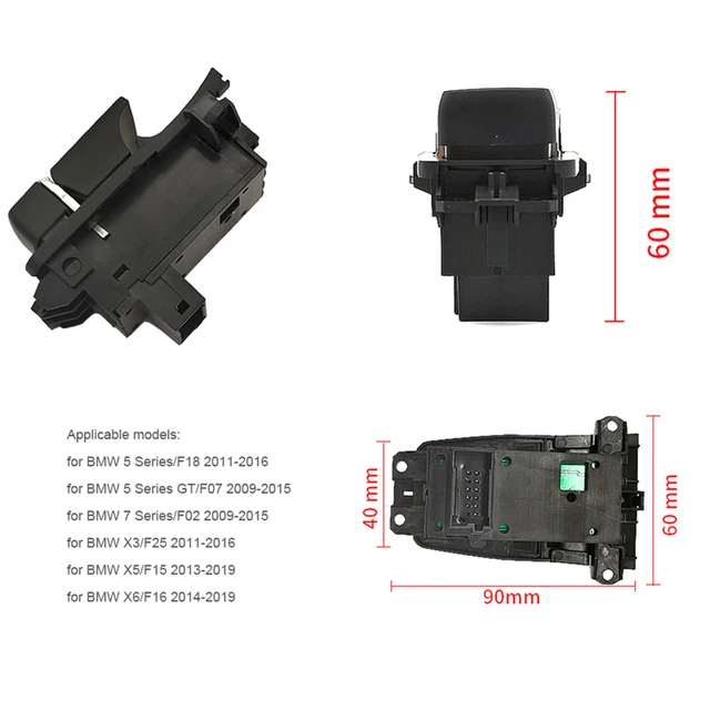 BMW Parking Brake Switch Button - Replacement Hand Brake Control For 5 6 7 Series X3 X5 X6