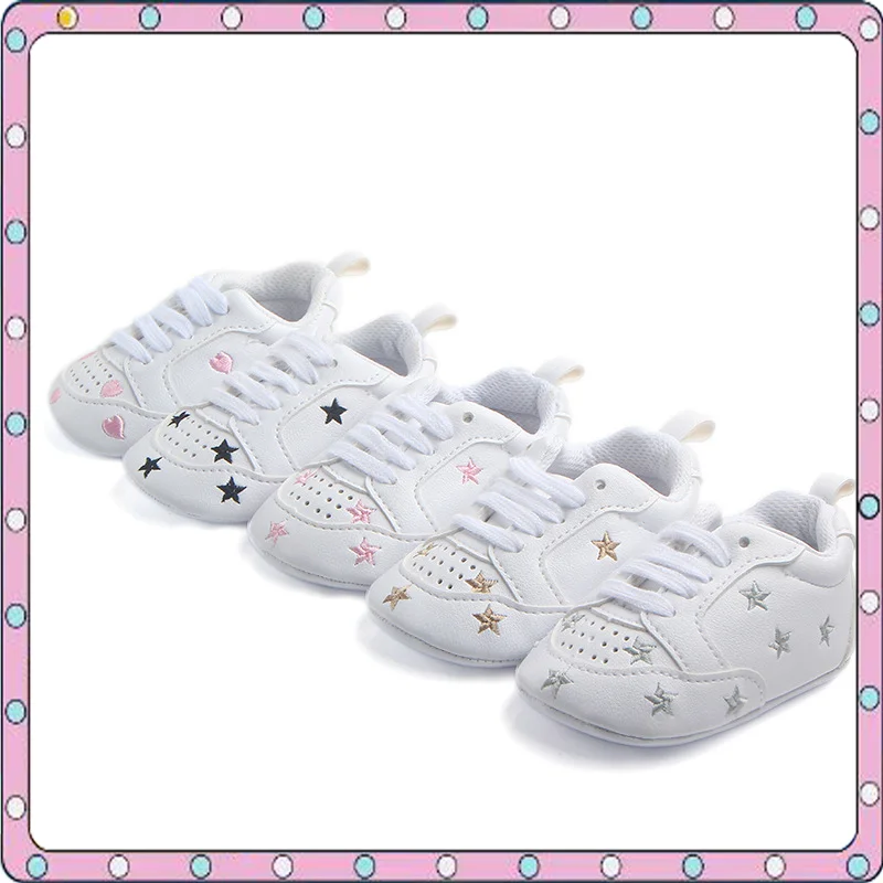 Casual Baby Shoes Infant Baby Girl Crib Shoes Cute Soft Sole Prewalker