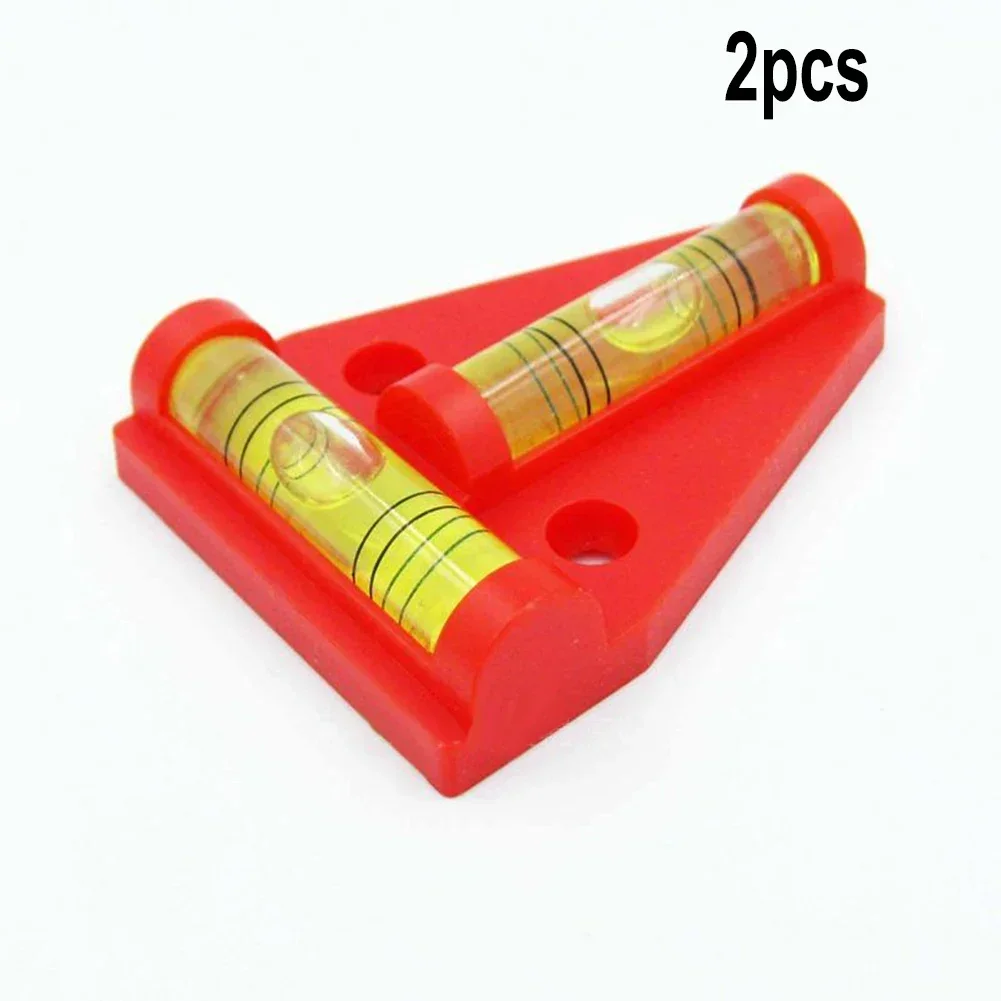 Level Gauge 2Pcs Two Way T-Shape Mini Leveller BubbleLevel