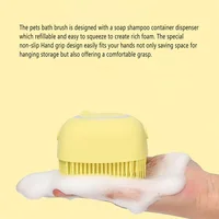 Pet Grooming Glove, Massages Skin & Reduces Shedding. Deep Cleans in Bath, 8.5x7.5cm - Image 4