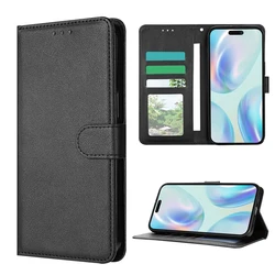 Luxury Leather Wallet Case with Card Holder, Photo Frame & Magnetic Stand - Anti-Fall Design for iPhone 11 (Black)