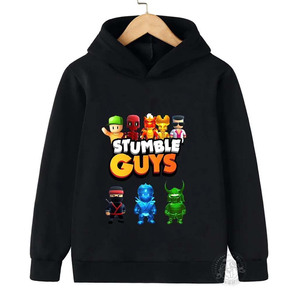 Description Picture 6 of item2024 Hoodie Children's Harajuku Games Sweatshirt Boys Girls Original Cartoon Character Print Tops Children's Clothing