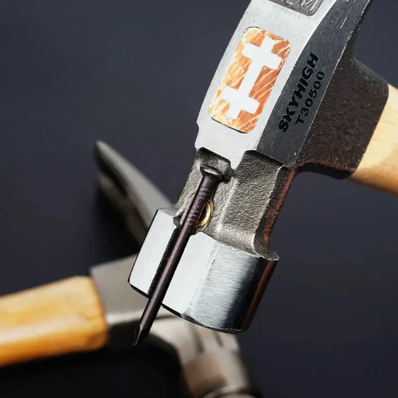 Marteau à Griffes Robustes - Acier Carbone - Manche Fibre - 13 Oz - Usage Bois Et Métal