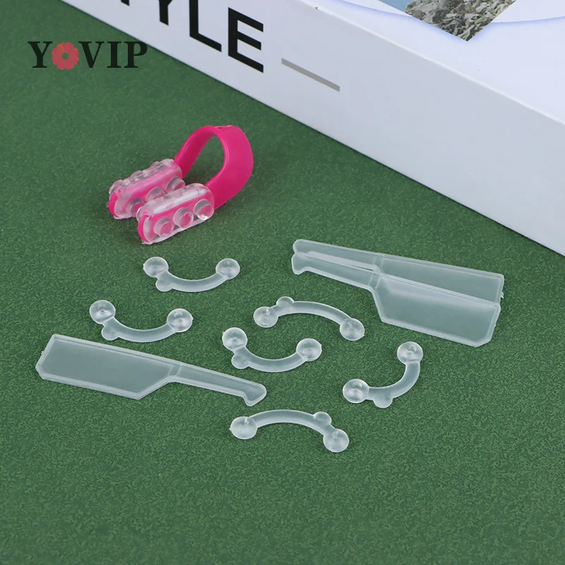 Silicone Nose Up Shaper Bridge Booster Shaping Clip Clipper Straightening Beauty Nose Clip Corrector Massage Tool nose clip nose shaper