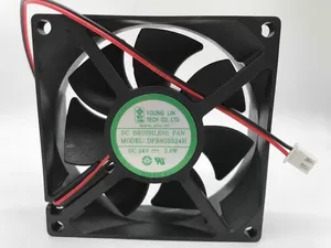 Free shipping new YOUNG LIN DFB802524H 24V 3.6W 8CM 8025 inverter fan