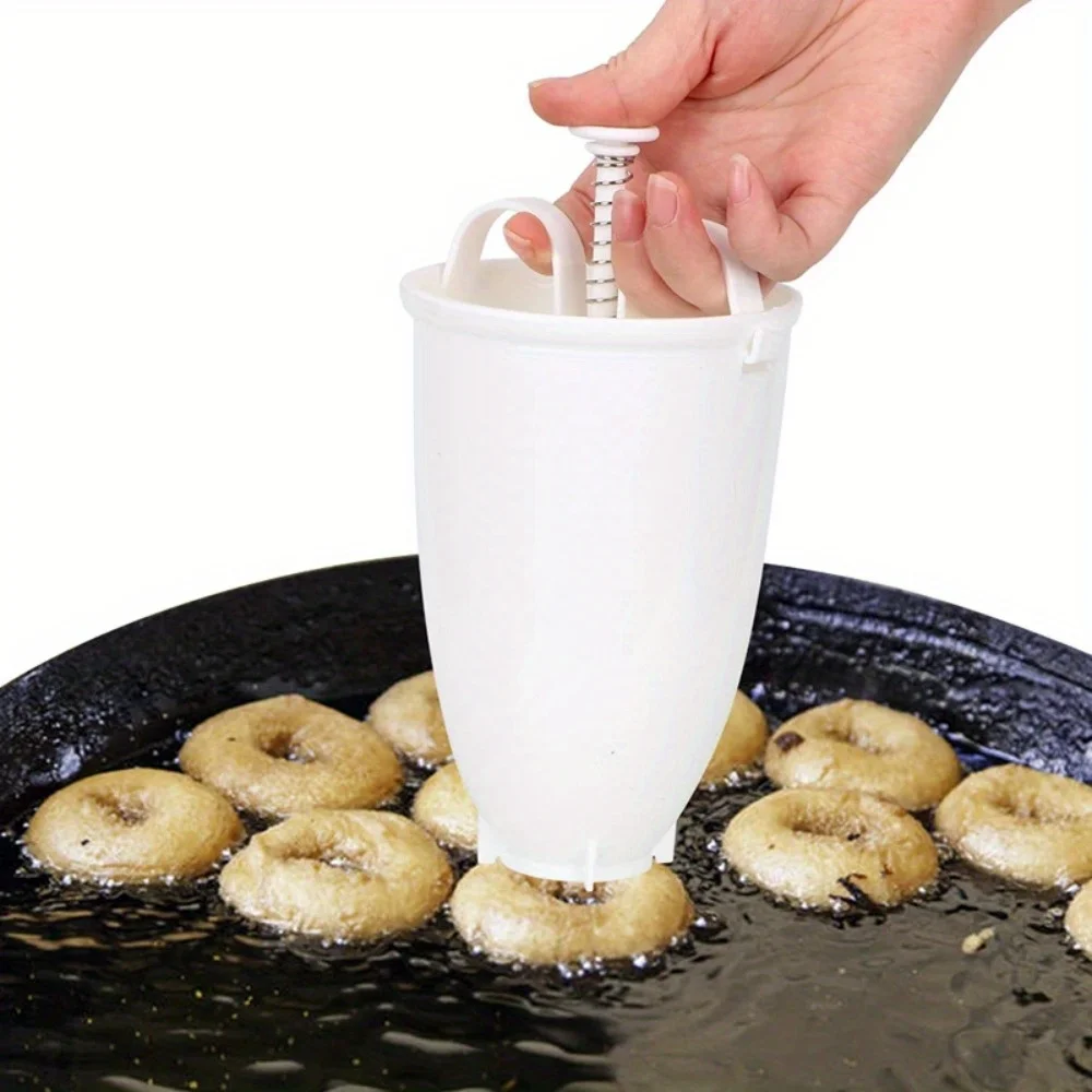 1PC Fast Easy Donut Maker Artifact Waffle Doughnut Making Kitchen DIY Mould Dessert Baking Tool Lightweight Deep Fry