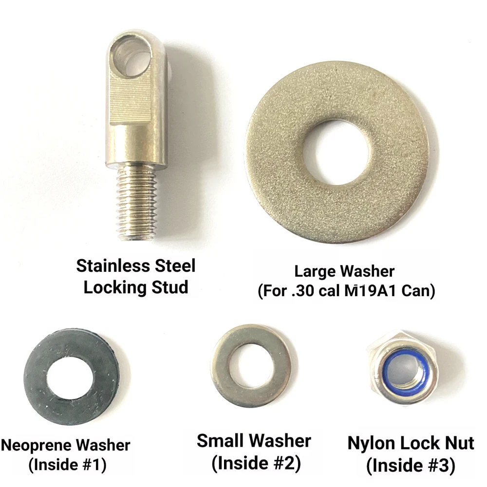 볼트 50 Cal 탄약 캔 강철 총 잠금 탄약 총 안전 상자 하드웨어 키트 군대 잠글 수있는 케이스 40mm 권총 총알 상자 없음