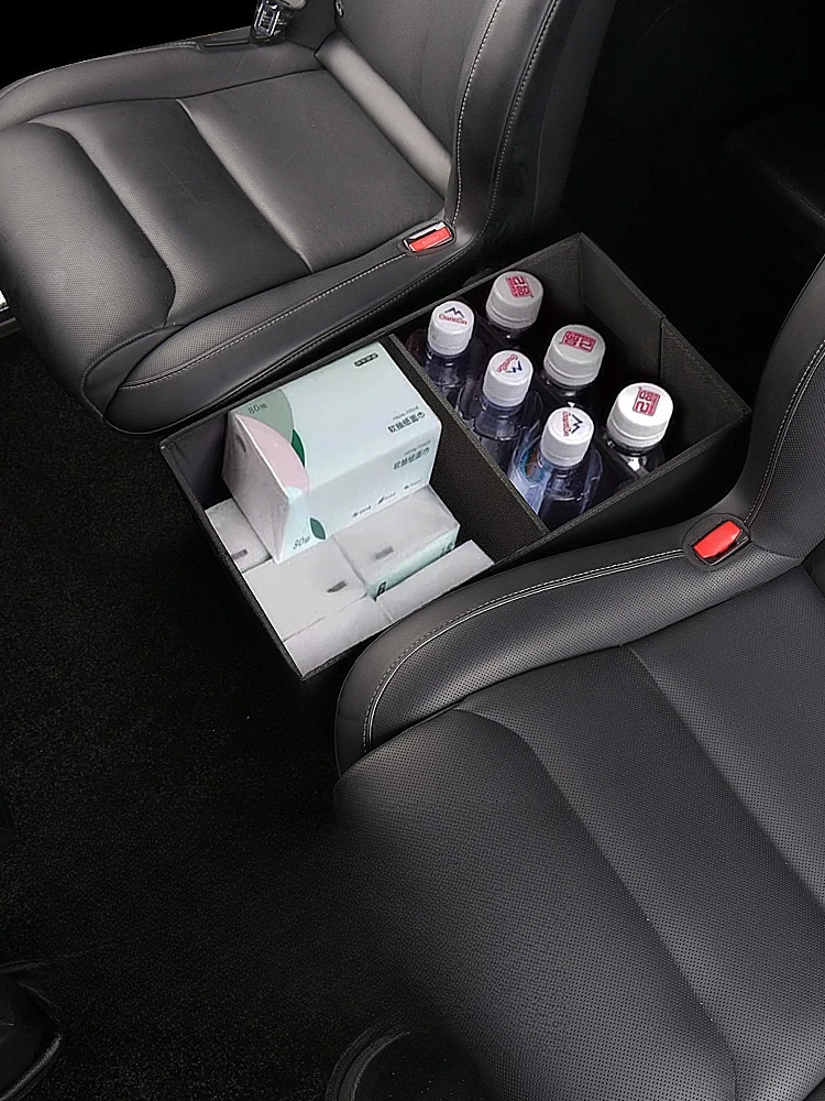 For Tesla Model X 2023 Second Row Seat Middle Storage Box Car