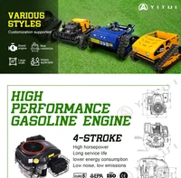 Personalized Customized Ce Epa All Terrain Lawn Mowing Robot With Rubber Tracks And Multi Functional Remote Control