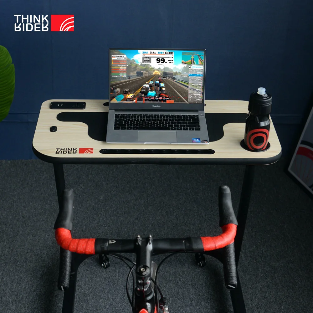 ThinkRiderAlturaajustvelFitnessDeskBikeTrainerLaptopDesk