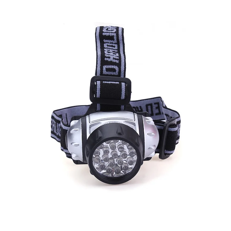 Outdoor Camping Fishing Head Mounted Fishing Headlight 21 Lights Led Four Stop Mine Lamp Super