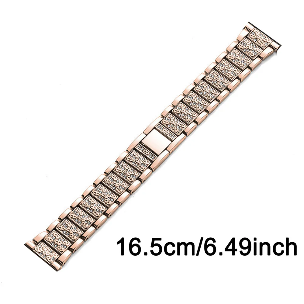 Sparkling Rhinestone Watch Strap - 20/22mm Bracelet Band