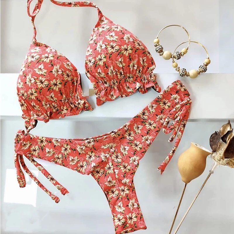 

Bikinis Bikini Set Swimwear Women 2022 Swimsuit Sexy Two Piece Set Women Beach Bathing Suits Beach Outfits For Push Up Thongs