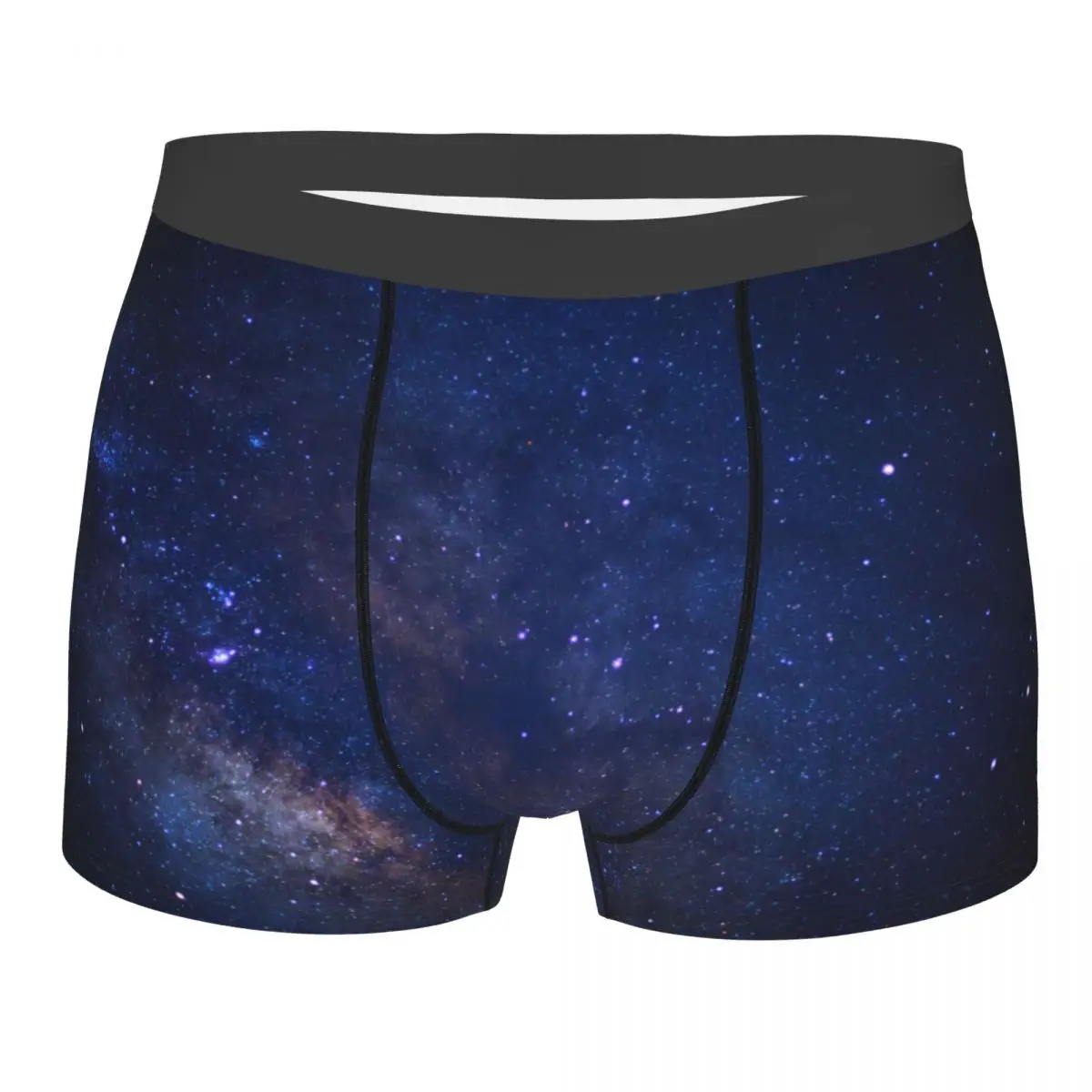 

Men's Panties Milky Way Galaxy Space Dust Male Underpants Man Short Boxer Underwear