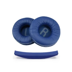 Comfort-Fit 70mm Ear Pads Pillow Cushion Cover for Headphones - Replacement Foam Earpads (Blue Set)