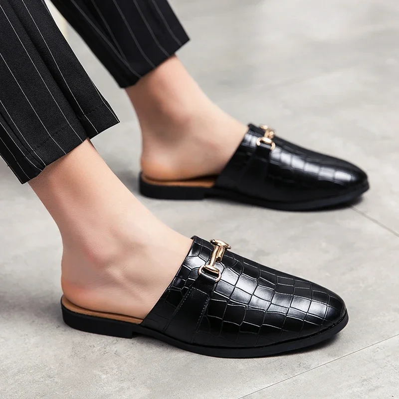 Men's Casual Penny Loafers, Breathable Non-slip Slip-on Shoes For Business Office Wedding Party, Spring Summer And Autumn girls princess shoes spring autumn kids flat solid round toe soft children summer breathable non slip casual leather footwears
