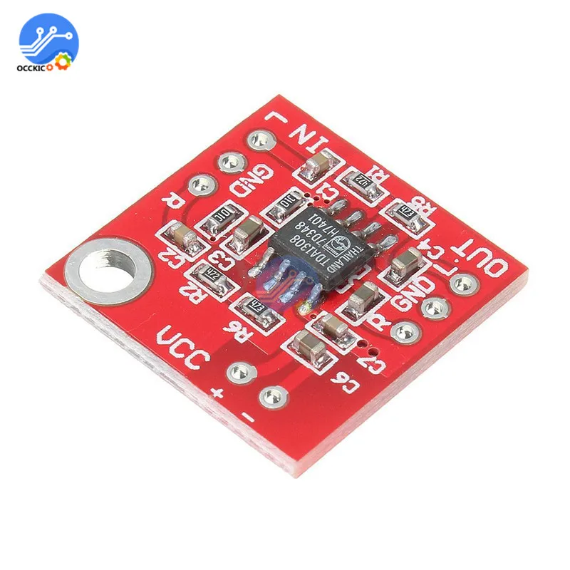 Audio Amplifier Board Mini TDA1308 Headphone Amplifier Board Audio Preamplifier 3V-6V Class A Class B Stereo Sound Board Low Power AMP
