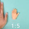3766-b04214.jpg Mini Hands Model Tiny Hands Cat Massage Tool Funny Silicone Gloves Finger Gloves Little Finger Cat Toy Interactive Cat Toy