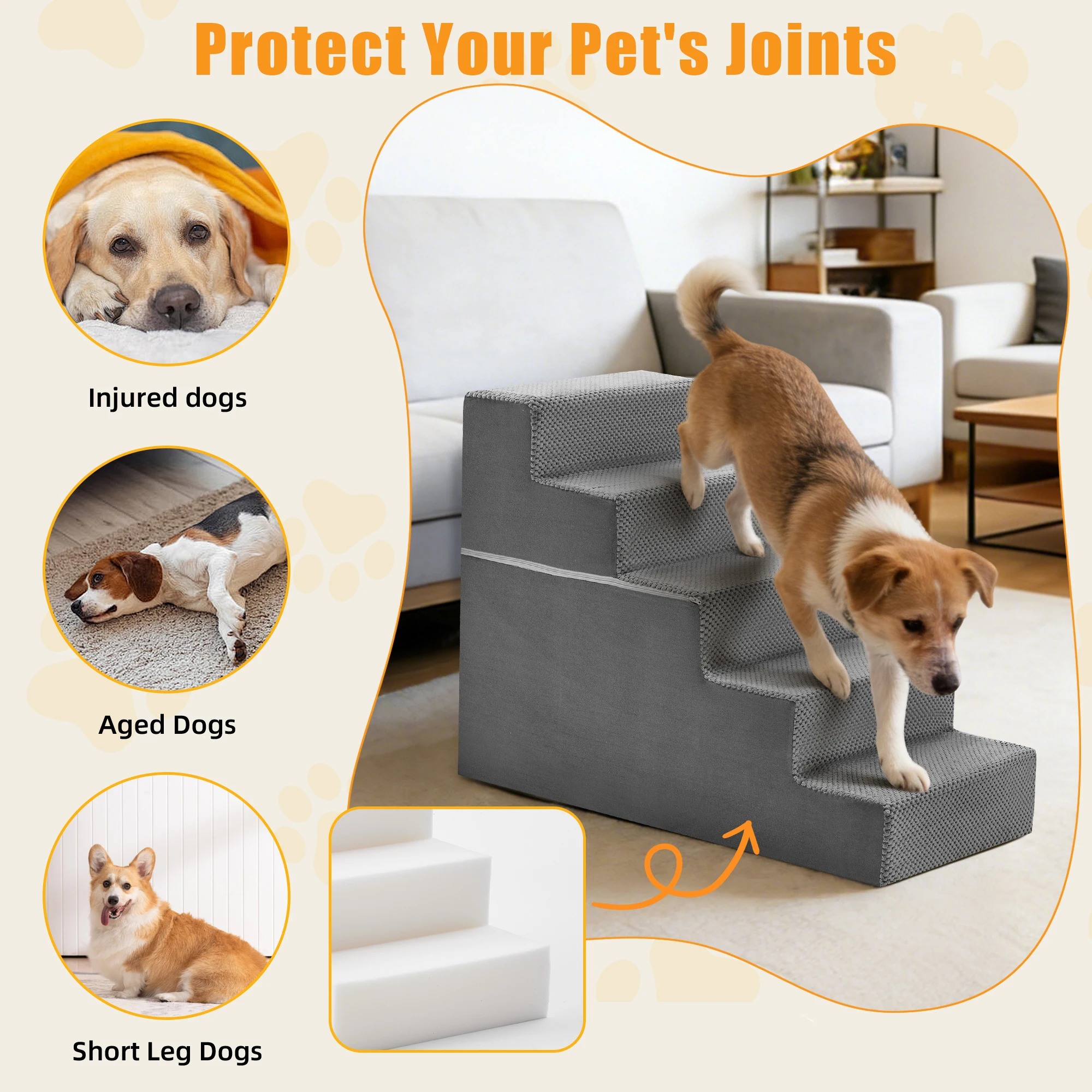 Right-Angle Dog Stairs 5