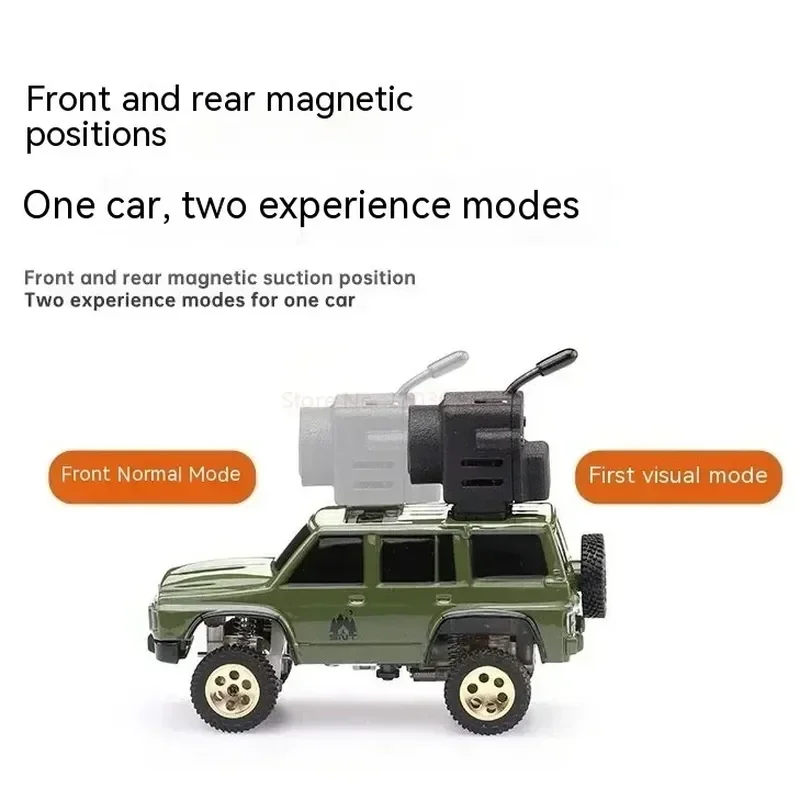 Sniclo 1:64 Wireless Immersion Fpv Camera Remote Control Vehicle Rc 4wd Climbing Car Toy Boy Off Road Vehicle Desktop Toy 6