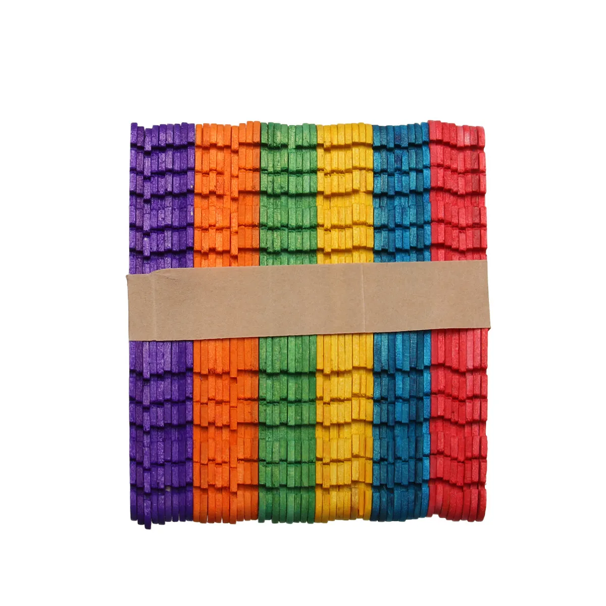 200Pcs 크리 에이 티브 나무 건축 바텐 DIY 수제 공예 스틱 휴일 파티 장식을위한 천연 재료