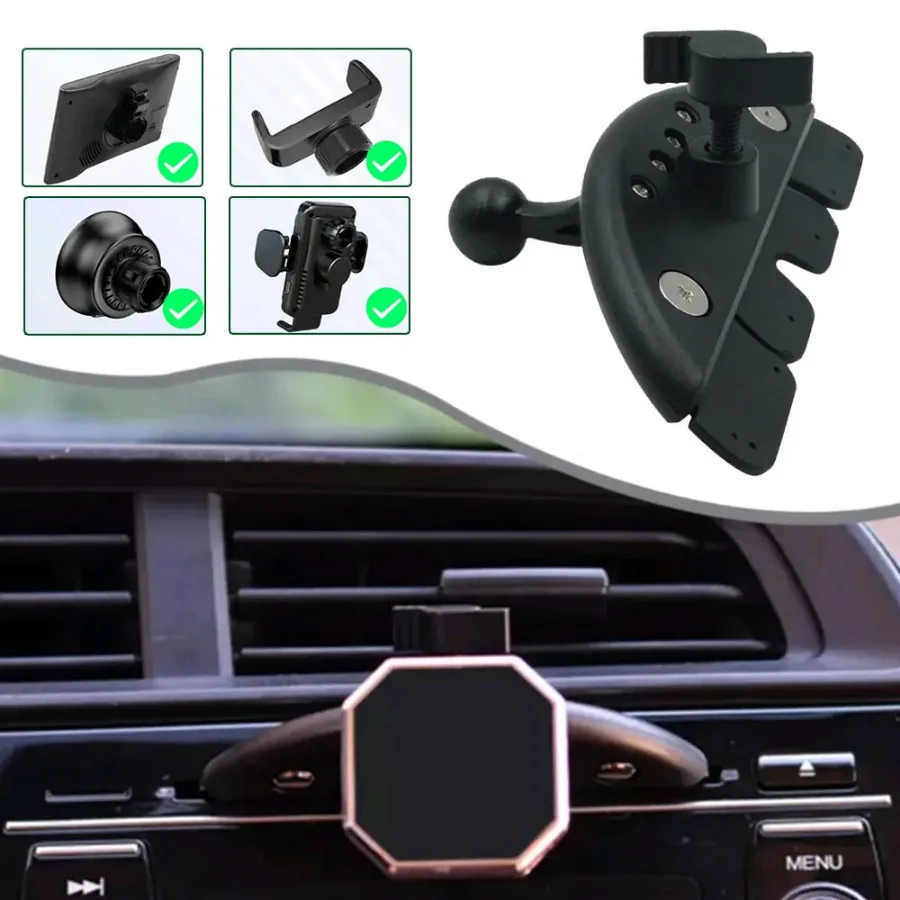 1Pc Auto Auto Mount Gps Beugels Auto Cd Slot Mobiele Telefoon Houder Auto Accessoires Universele Accessoires 17Mm Balhoofd Basis