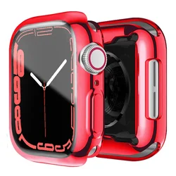 Premium Screen Protector with Full TPU Bumper Cover - Series456 SE 40MM (Red)