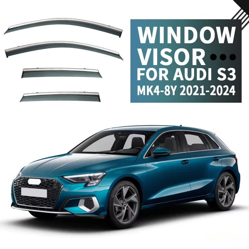 

Подходит для Audi S3 Sportback Mk2-8P MK3-8V, дождевое зеркало для защиты от солнца и ветра