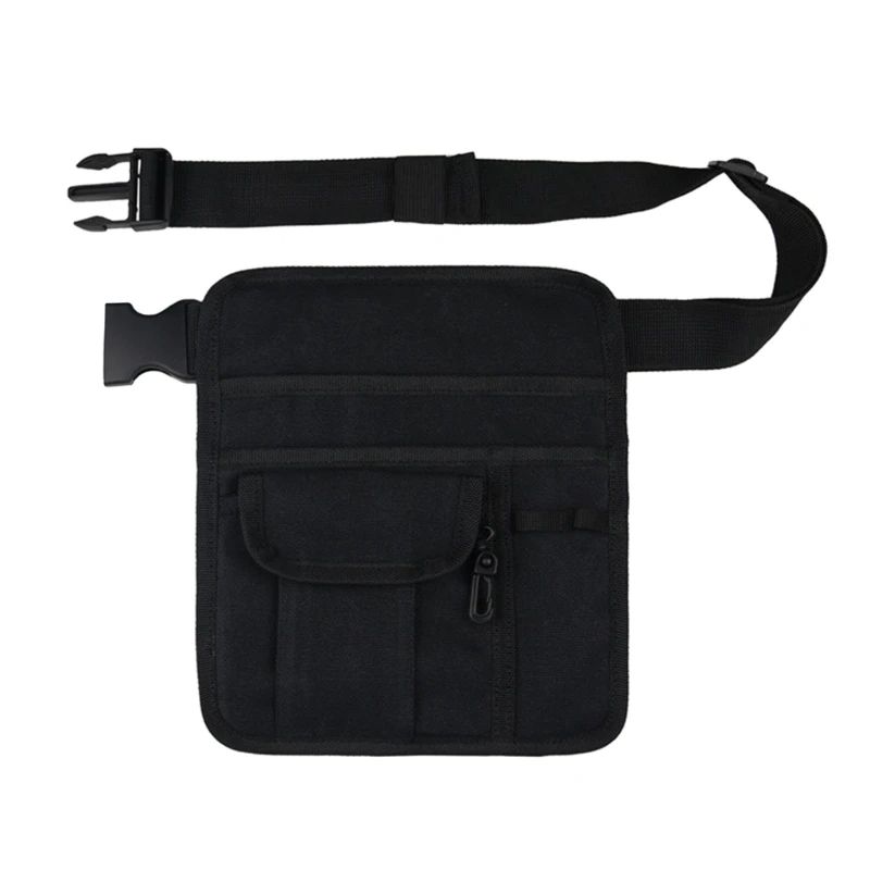 

652F Canvas Tool Belt Bag Pocket Pouch Portable Repair Tool Organizers Workshop Adjustable Waist Carpenters Garden Tool