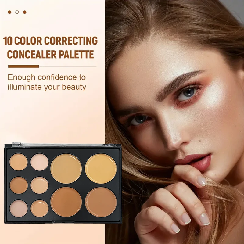 Concealer Palette Cream Waterproof Cover Dark Circles Bronzer Facial Color Corrector Lasting Contouring Face Makeup Cosmetics