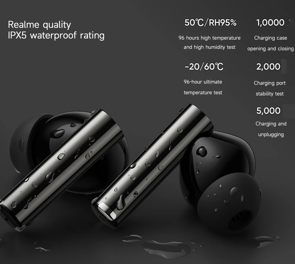 New Realme Buds Air 5 Pro True Wireless Earphone 50dB Active Noise  Cancelling