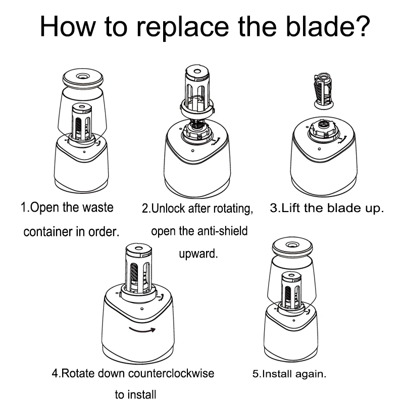 Tenwin 전기 연필깎이 블레이드, 8008/8010/8006/8018/8028/8030