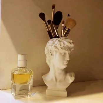 🎨 Mindful Muse David Bust – Artistic Vase & Creative Storage Decor 1