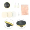 8pcs Car Oxide Powder Watch Glass Screen Windows Polishing Kit Cleaning Scratch Removal Polishing Backing Pad 6