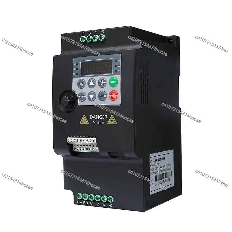 인버터: 삼상 380V, 단상, 220V에서 0.75/1.5/2.2/5.5KW 모터, 워터 펌프, 팬 조절기