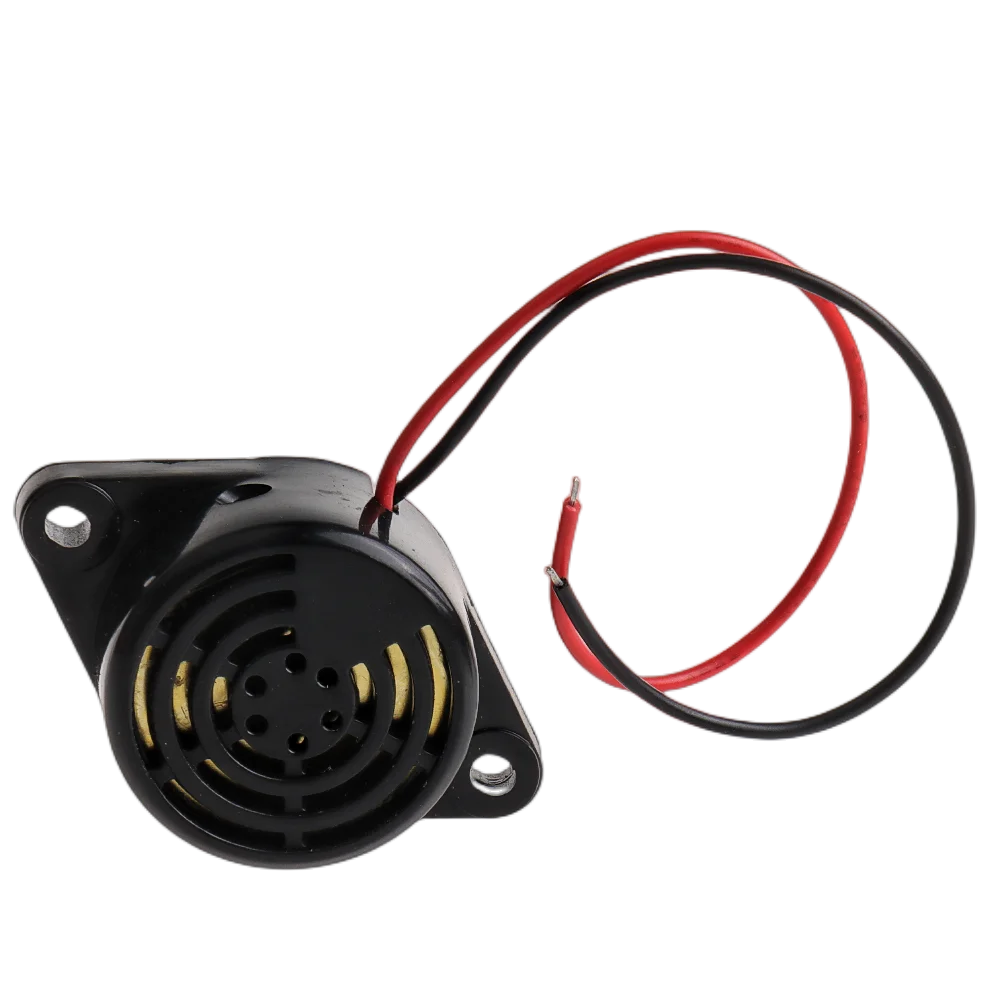 Buzzer 3-24V Piezo Electronic Tone Buzzer Alarm Continuous Sound Cable Length 100mm Electronic Component Assortment kit Sound Buzzer 