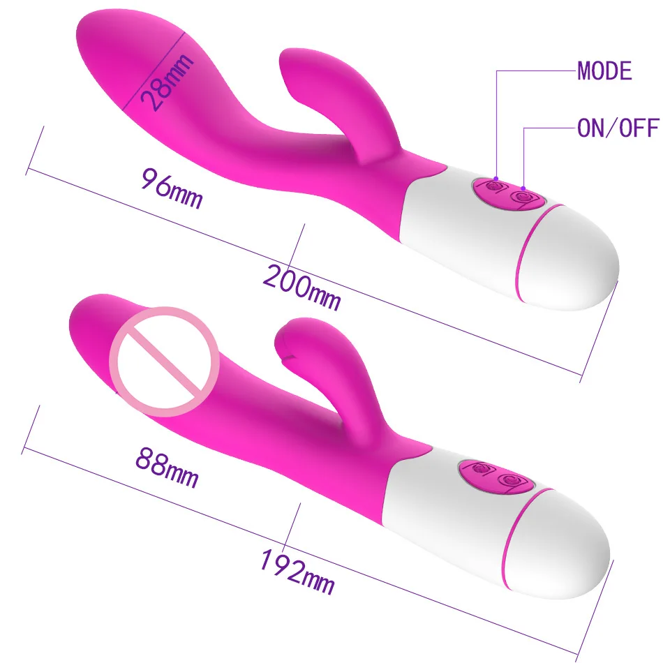 30 Speeds Double Penetration Vibrator for Vagina Clitoris Erotic Product Fidget Sex Toys for Woman Adults 18 Intimate Goods Shop