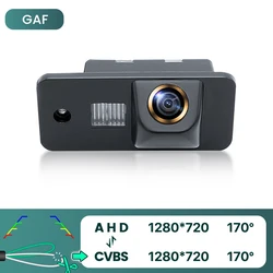 Ultra - Wide Angle HD 1080P Car Rear View Camera with Night Vision - 170° Visibility (CVBS - AHD720P)