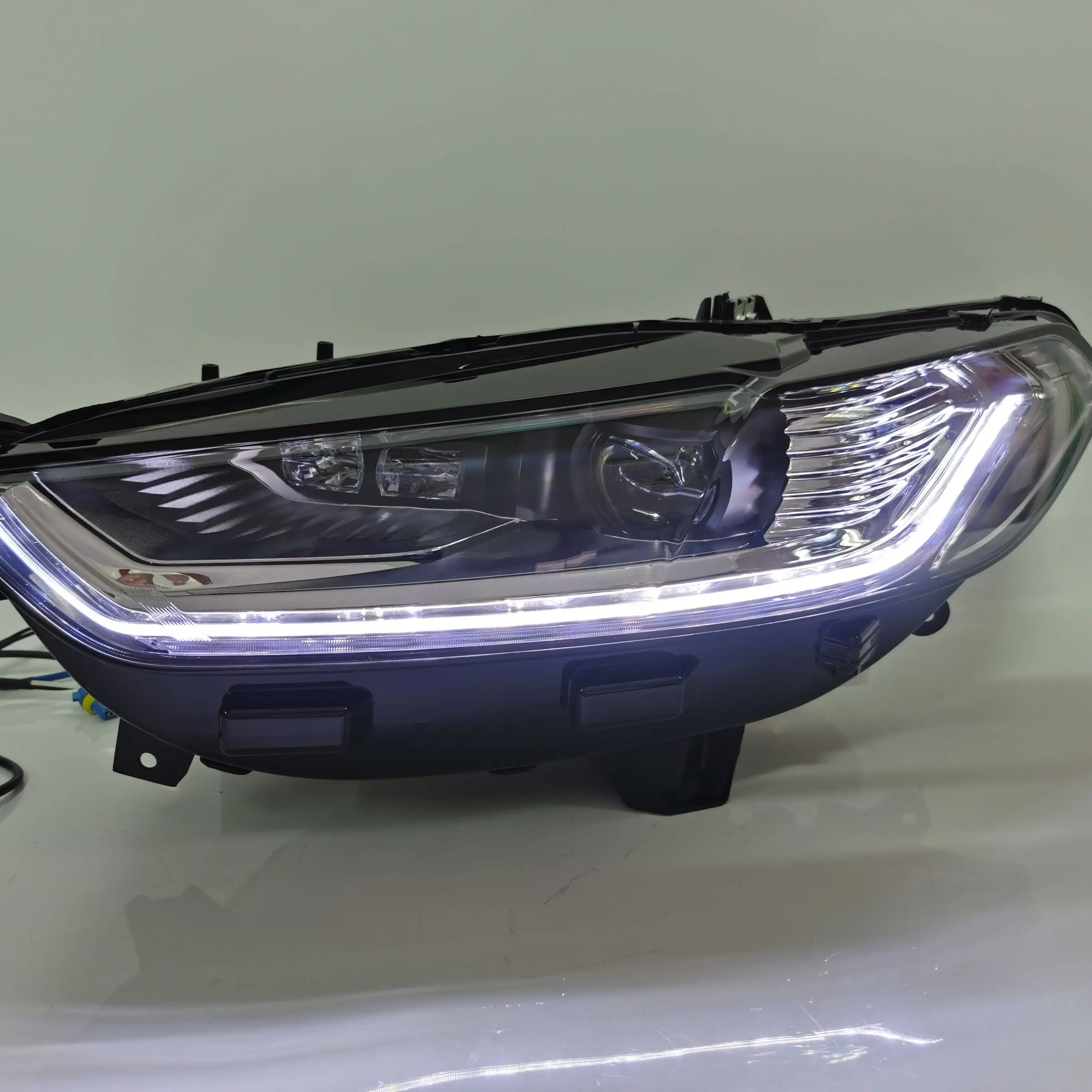 Conjunto de Faros delanteros para Ford Mondeo MK5 2013-2016, luz LED de  circulación diurna, señal de giro sqquencial, luz de carretera - AliExpress