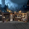 DIY Wooden Miniature Model Kit Magic Coffee Shop Casa Doll Houses 3D Puzzle Dollhouse With Furniture for Friends Christmas Gifts 4